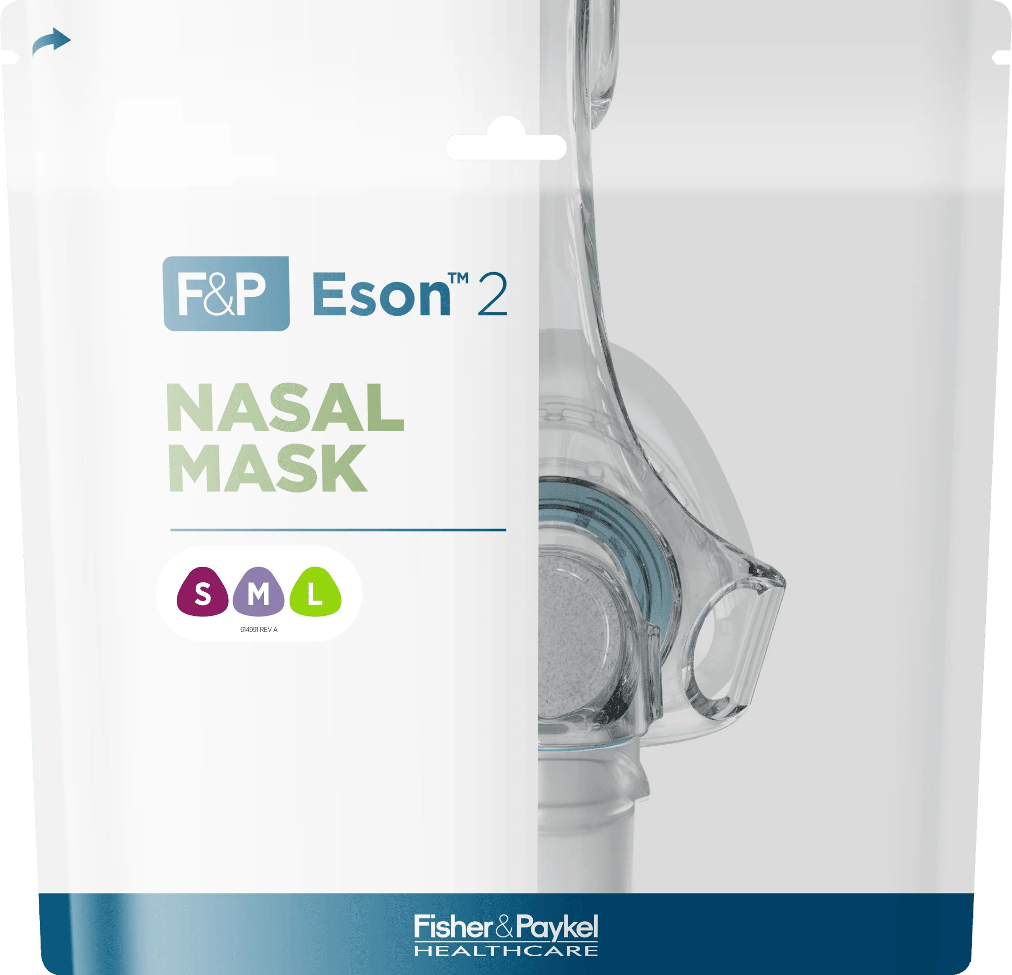 F&P Eson 2 Nasal Mask - Fit Pack - Image 4